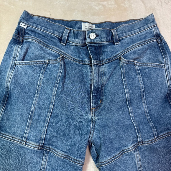 98% Cotton Citizens of Humanity Hazel Blue Jeans In Dorset - Size 31 - Picture 7 of 11